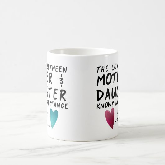 Moeder Dochter Afstand Koffie Mok (Center)