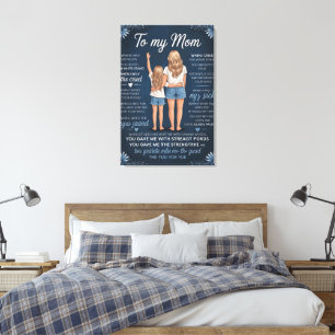 Moeder-Dochter Band Kunstprint – Sentimenteel Blon Canvas Afdruk