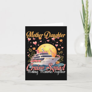 Moeder Dochter Cruise Squad 2025 Funny Mom Girl V Kaart
