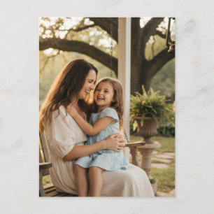 Moeder dochter liefde foto moedersdag familie cade briefkaart