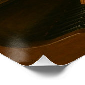 Moeder-dochter pianolessen Elegant Nostalgic Perfect Poster (Hoek)