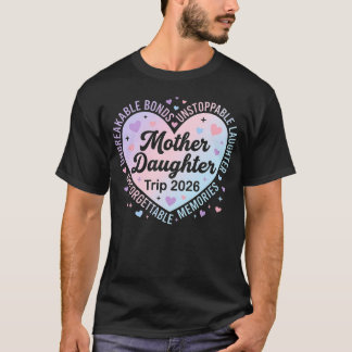 Moeder Dochter Reis 2026 Zeilende Vrouwen Matching T-shirt