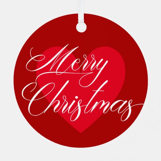 Moeder Dochter Rood Wit Persoonlijke Kerstmis Metalen Ornament (Achterkant)