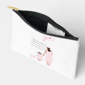 Moeder & Dochter Roze Hart Silhouet Etui (Open)