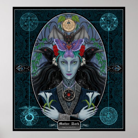 Moeder Donker. Poster (Voorkant)