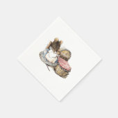 Moeder Dormouse en haar kind Servetten (Hoek)