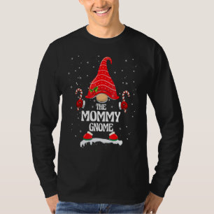 Moeder Dwerg Buffelruit Geruite Bijpassende Famili T-shirt