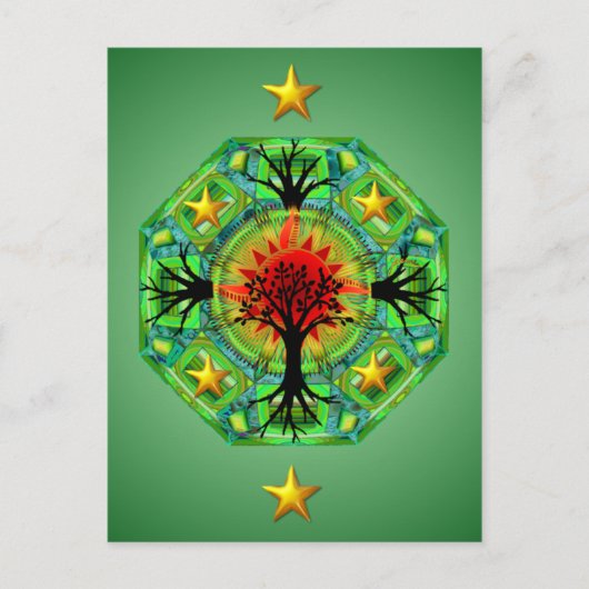 Moeder Earth Briefkaart (Voorkant)