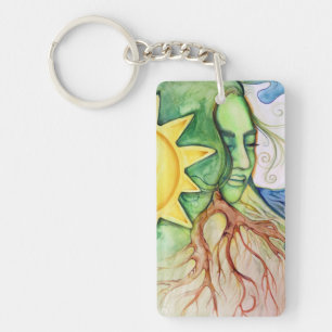 Moeder Earth Gaia Goddess Sleutelhanger