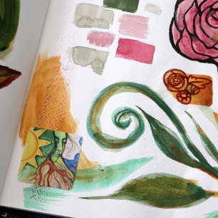 Moeder Earth Gaia Goddess Vierkante Sticker