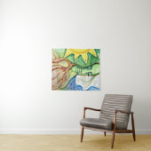 Moeder Earth Gaia Goddess Wandkleed (In Situ (horizontaal))