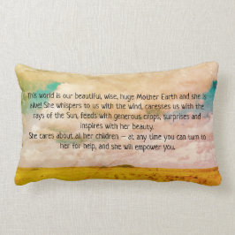 Moeder Earth Lumbar Cotton Sierkussen Kussen