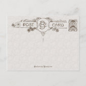 moeder en aughters met theepartij uitnodiging briefkaart (Achterkant)