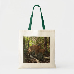 Moeder en Baby Deer in het natuurpark Shenandoah Tote Bag