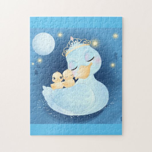 Moeder en Baby Duck Legpuzzel (Verticaal)