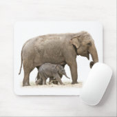 Moeder en Baby Elephant Muismat (Met muis)
