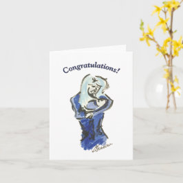 Moeder en Baby "Felicitaties" Kaart