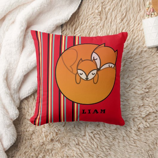 Moeder en Baby Fox Sierkussen (Deken)