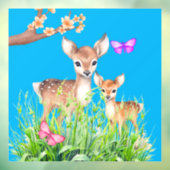 Moeder en Baby Herten Raamsticker (Vel 3)