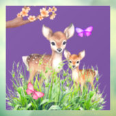 Moeder en Baby Herten Raamsticker (Vel 3)