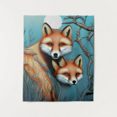 Moeder en Baby koeien Wandkleed (Voorkant)