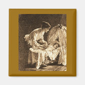  moeder en Baby Magneet (Voorkant)