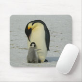 Moeder en Baby Penguin Muismat (Met muis)