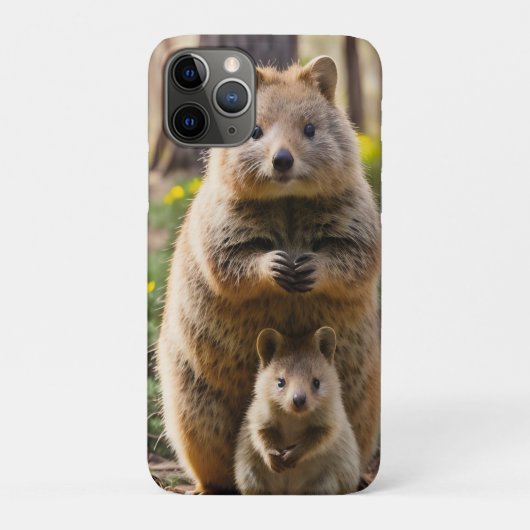Moeder en Baby Quokka Case-Mate iPhone Case (Achterkant)