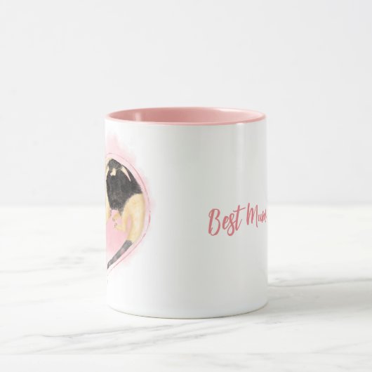 Moeder en baby tamandua anteater Beste moeder ooit Mok (Midden)