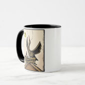 Moeder en Baby vogels Mok (Voorkant links)