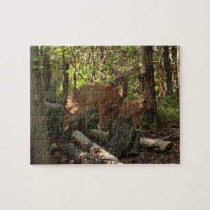 Moeder en babyhert in Shenandoah National Park Legpuzzel