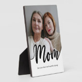 Moeder en dochter cadeau | Fix Ration 5x7 Plaque Fotoplaat (Zijkant)