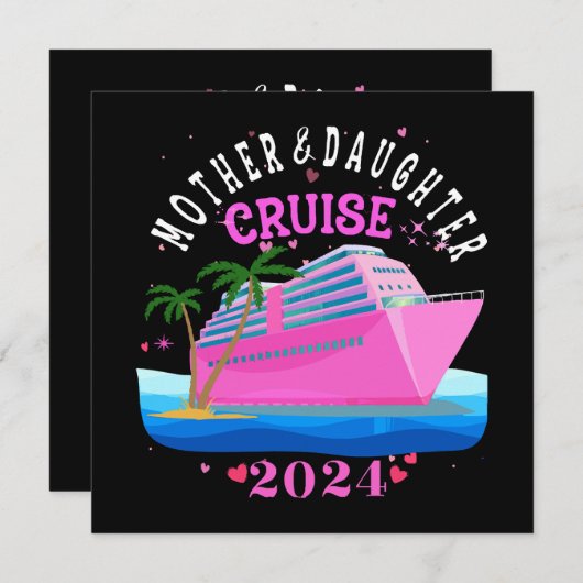 Moeder en dochter Cruise 2024 (Voorkant / Achterkant)