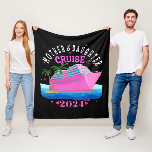 Moeder En Dochter Cruise 2024 Fleece Deken