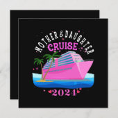 Moeder en dochter Cruise 2024 Kaart (Voorkant / Achterkant)