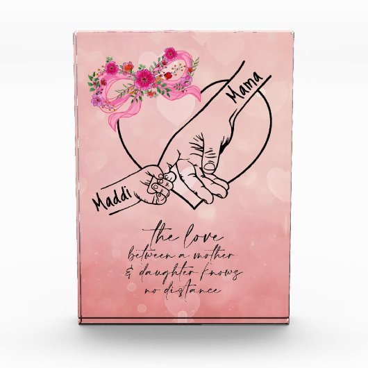 Moeder en dochter fotoblokken (Voorkant)