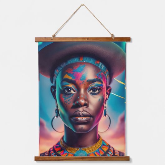 moeder en dochter hangend wandkleed (Voorkant)