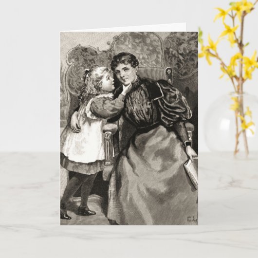  moeder en dochter kaart (Gele Bloem)