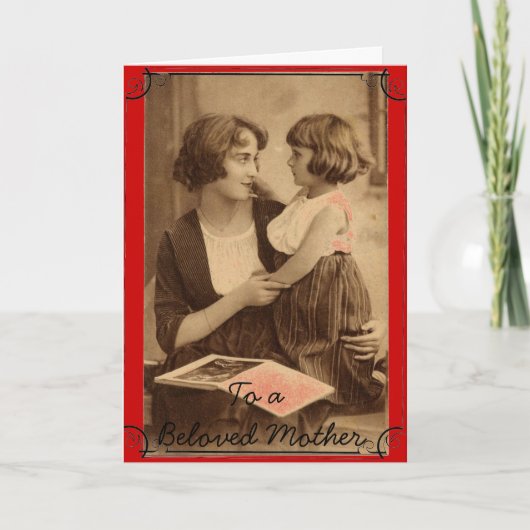 Moeder en dochter kaart (Voorkant)