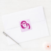 Moeder en dochter sticker (Envelop)