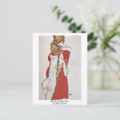 Moeder en dochter van Egon Schiele Briefkaart (Staand voorkant)