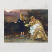 Moeder en haar kinderen door Alfred Stevens Briefkaart (Voorkant)