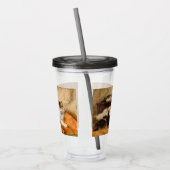 Moeder en Haar Kittens Acryl Drinkbeker (Links)