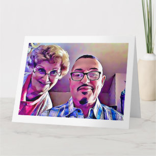 Moeder en ik Moederdag 2017 leeftijden 84 en 64 ka Kaart