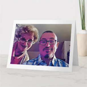 Moeder en ik Moederdag 2017 leeftijden 84 en 64 ka Kaart