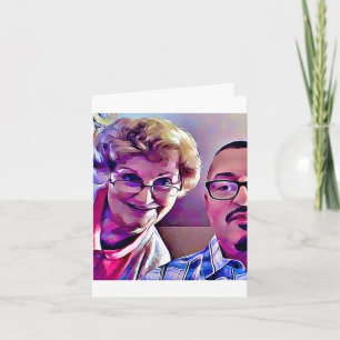 Moeder en ik Moederdag 2017 leeftijden 84 en 64 ka Kaart
