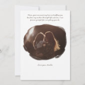 Moeder en ik onder de sterren | Moederdag Kaart (Achterkant)