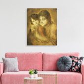 Moeder en kind, 1893 canvas afdruk (Insitu (Woonkamer))