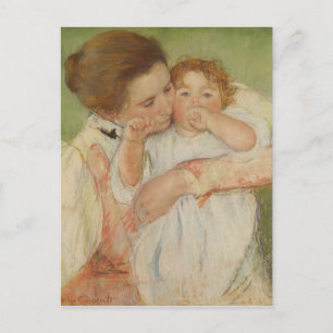 Moeder en kind, 1897 briefkaart
