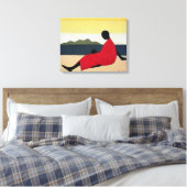 Moeder en kind 1991 canvas afdruk (Insitu (Slaapkamer))
